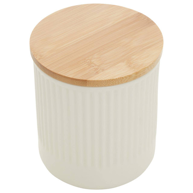 Premier Housewares Geome Cream 550ml Storage Canister