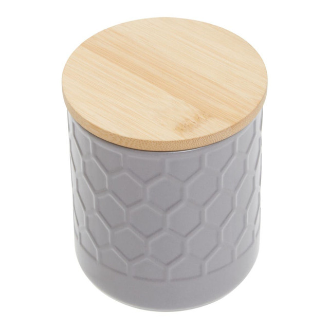Premier Housewares Geome Grey 550ml Storage Canister