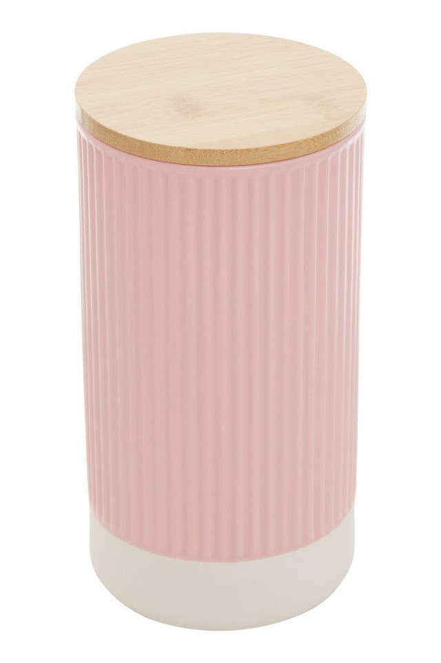 Premier Housewares Geome Pink 1250ml Storage Canister