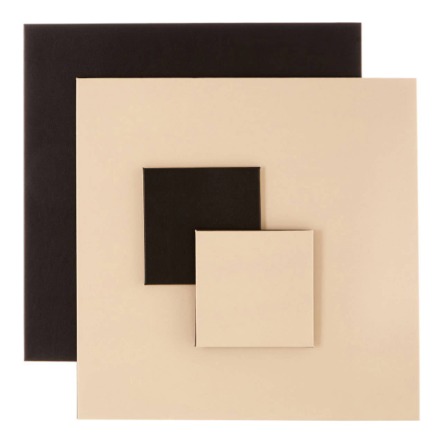 Premier Housewares Geome Reversible Black And Cream Placemat And Coaster Set Of 4