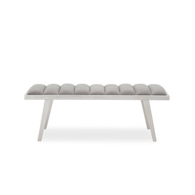 Premier Housewares Gilden Grey Bench With Splayed Legs