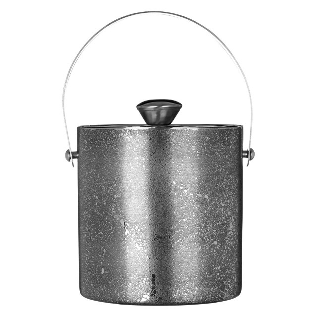 Premier Housewares Glitter Effect Ice Bucket With Lid