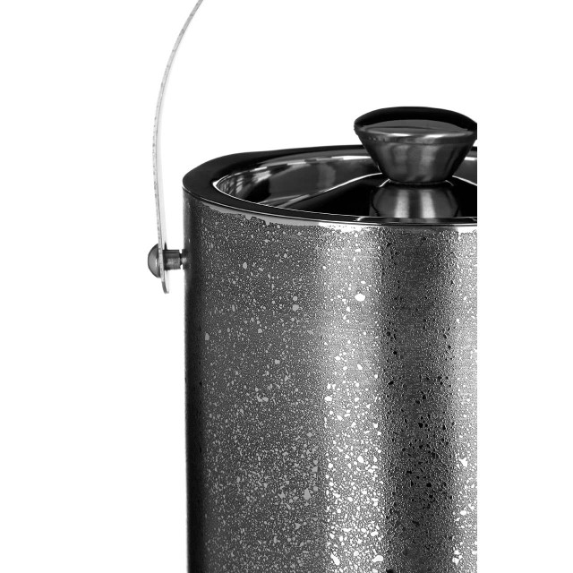 Premier Housewares Glitter Effect Ice Bucket With Lid