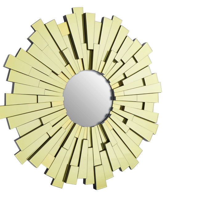 Premier Housewares Glitzy Large Circular Wall Mirror
