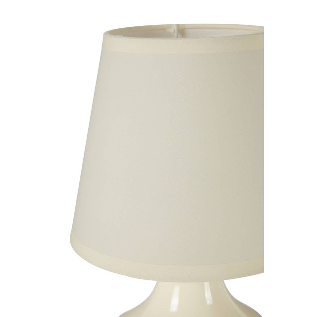 Premier Housewares Globo Set Of Two Cream Ceramic Table Lamps