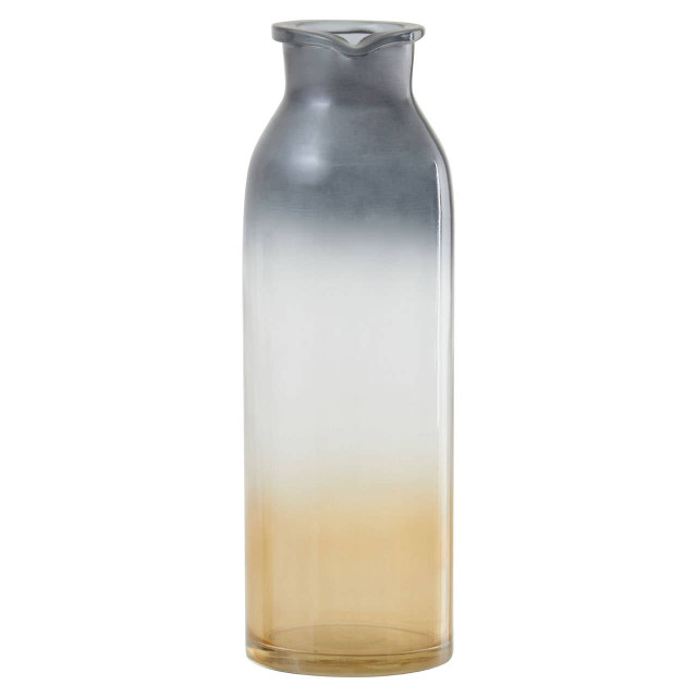 Premier Housewares Glynn Black And Gold Medium Vase