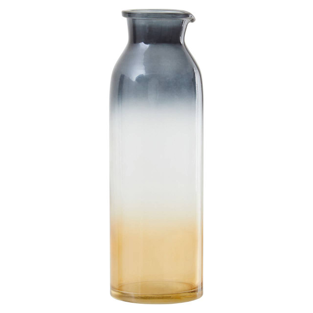 Premier Housewares Glynn Black And Gold Medium Vase