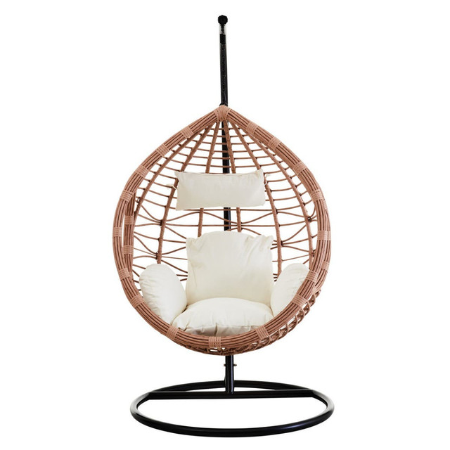 Premier Housewares Goa Natural Rattan Effect Hanging Chair