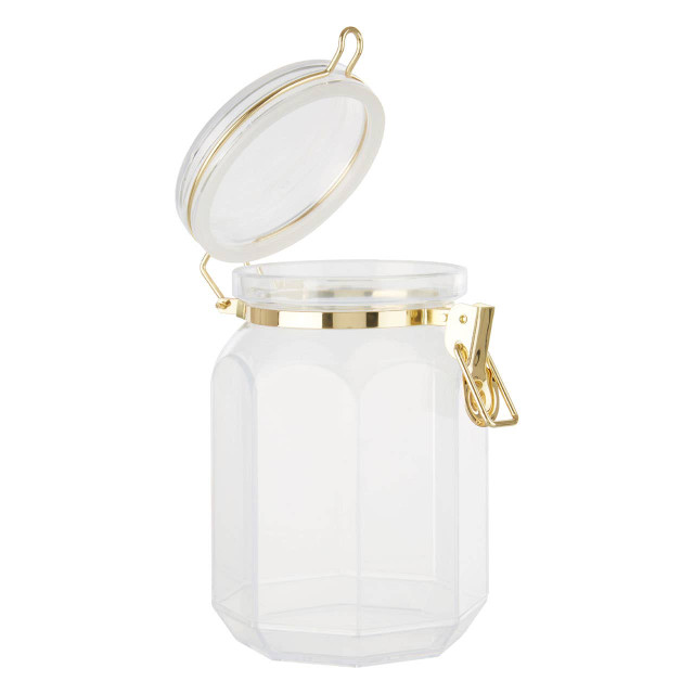 Premier Housewares Gozo Octagonal Storage Jar 1200 Ml