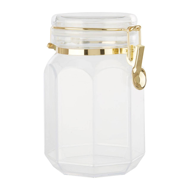 premier housewares Gozo Octagonal Storage Jar 1200 ml