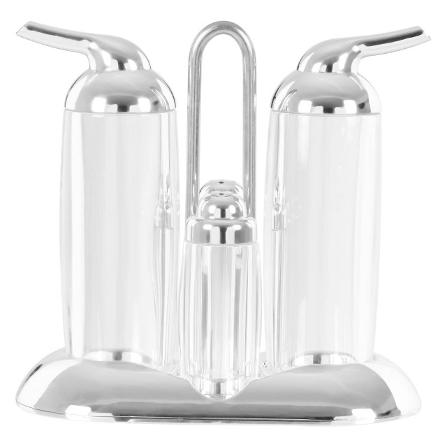 premier housewares Gozo Silver 4 Piece Condiment Set