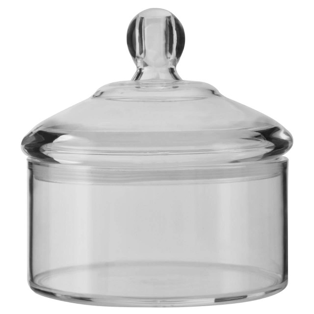 Premier Housewares Gozo Transparent Round Jar 600 Ml