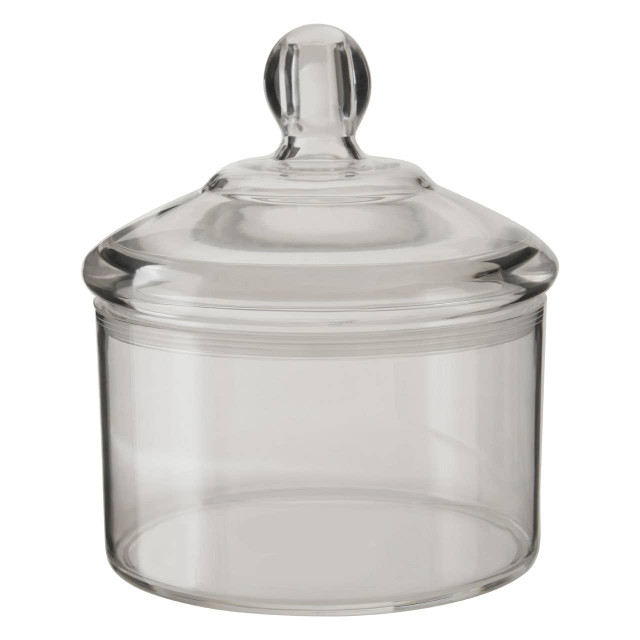 Premier Housewares Gozo Transparent Round Jar 800 Ml