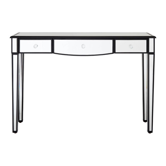 premier housewares Graciela 3 Drawer Console Table With Mirror Frame