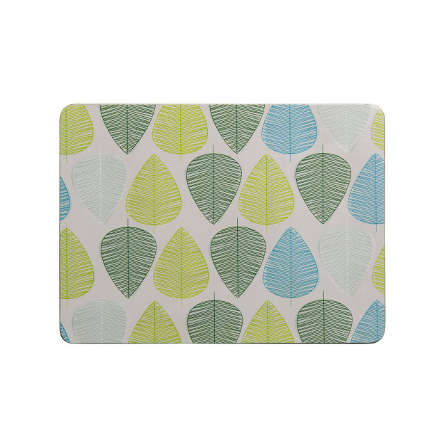 Premier Housewares Green Leaf Set Of Four Placemats