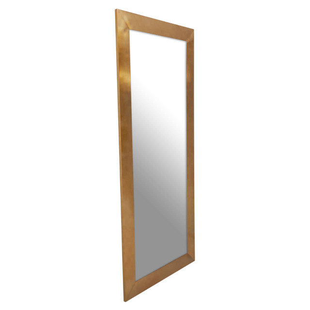 Premier Housewares Grenoble Gold Finish Rectangular Wall Mirror