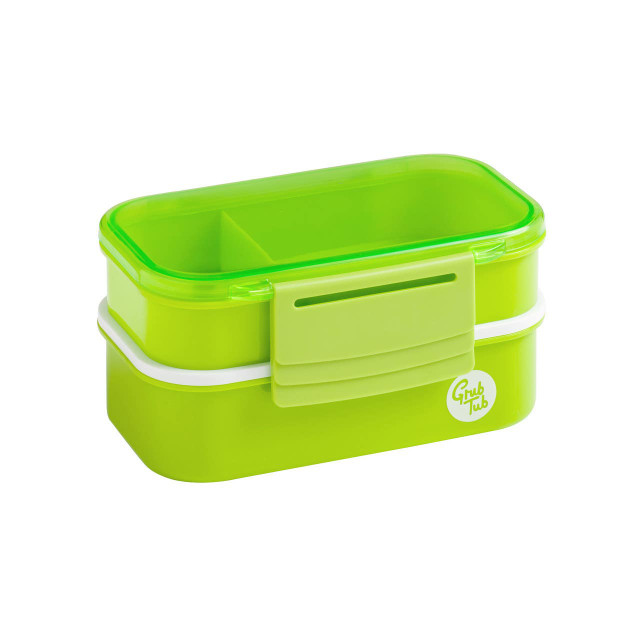 premier housewares Grub Tub Green Lunch Box with Cutlery