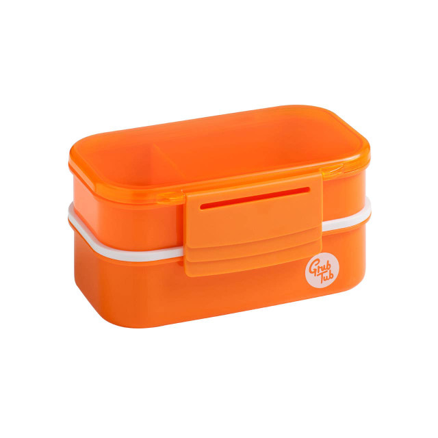 Premier Housewares Grub Tub Orange 2 Tier Lunch Box