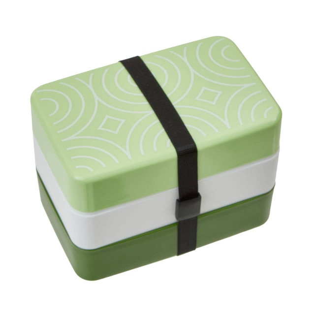 premier housewares Grub Tub Three Compartment Green Lunch Box With Cutlery