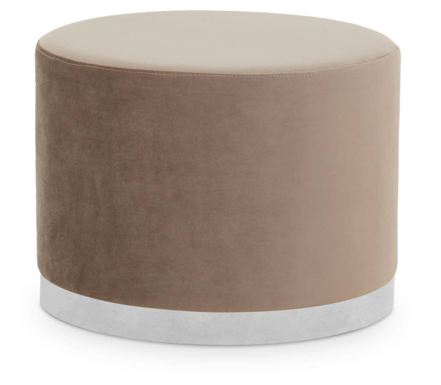 premier housewares Hagen Mink And Silver Round Stool