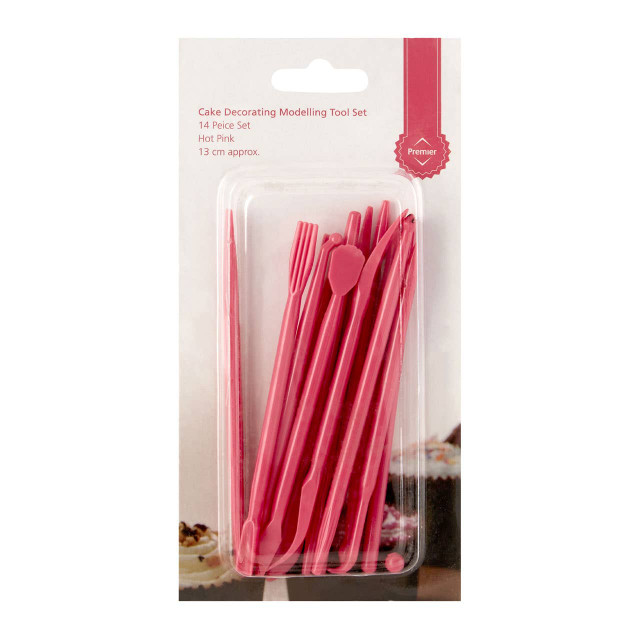 Premier Housewares Hallie 14Pc Cake Decorating Modelling Tool Set