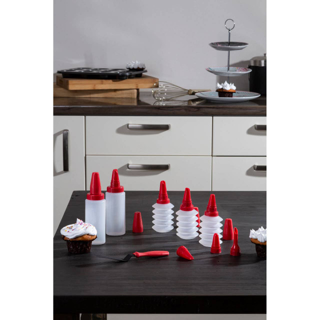 Premier Housewares Hallie 8 Plastic Decorating Nozzles Decorating Set