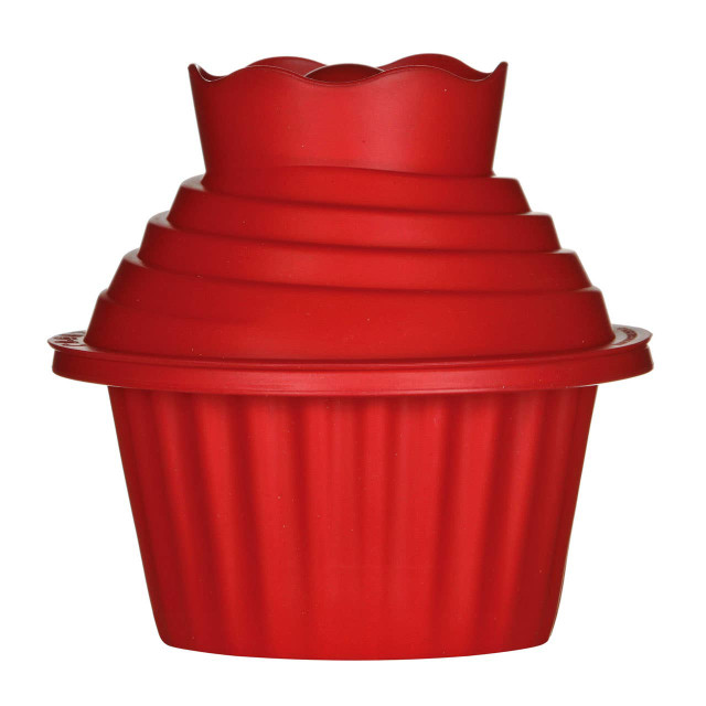 premier housewares Hallie Red Giant Cupcake Silicone Mould Set