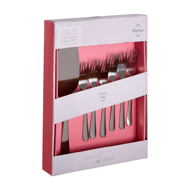 Premier Housewares Hallie Stainless Steel Cake Serving Set