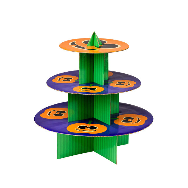 premier housewares Halloween Pumpkin 3 Tier Cake Stand