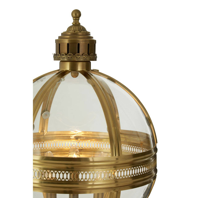 Premier Housewares Hampstead Brass Finish Table Lamp