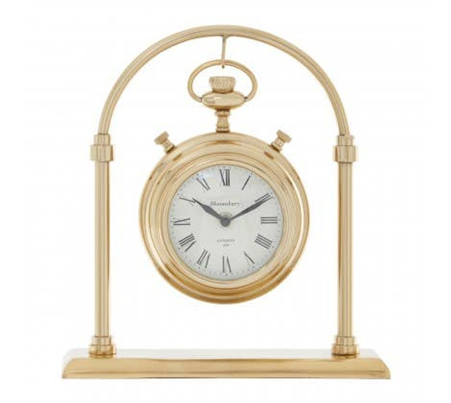 premier housewares Hampstead Small Round Mantel Clock