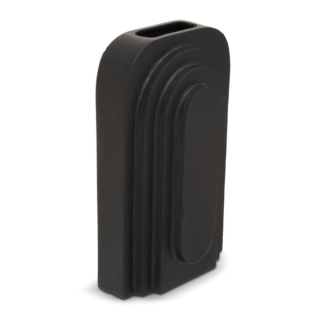Premier Housewares Hapax Tall Matt Black Finish Vase