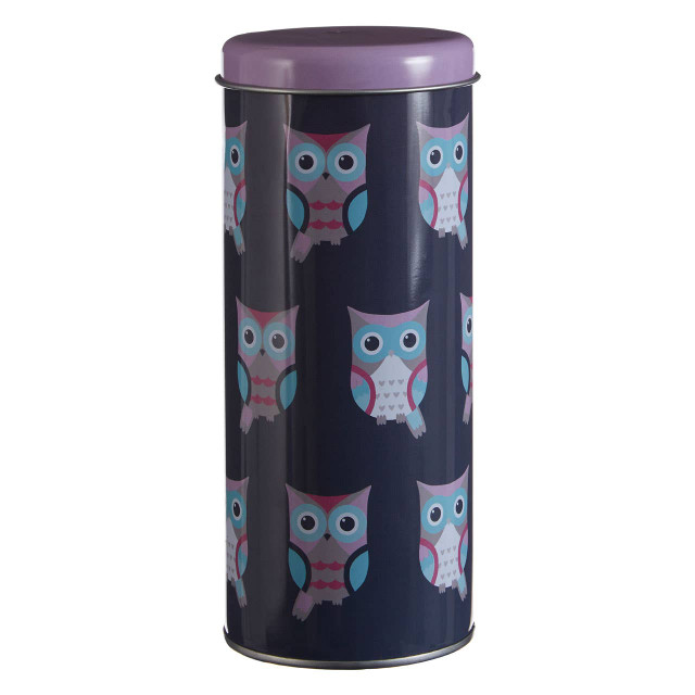 premier housewares Happy Owls Round Storage Canister