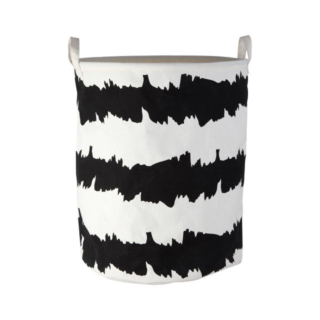premier housewares Harga Black And White Laundry Basket