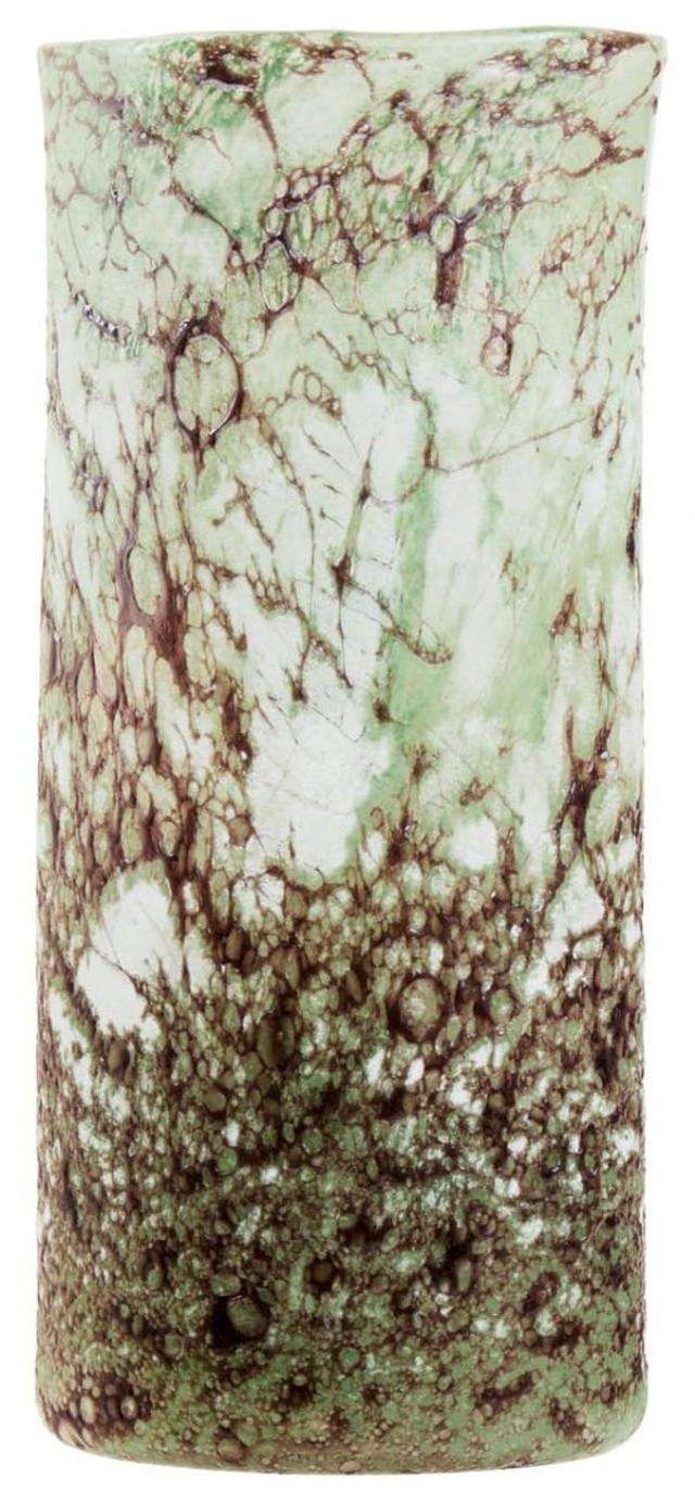 Premier Housewares Harri Small Glass Marble Effect Vase