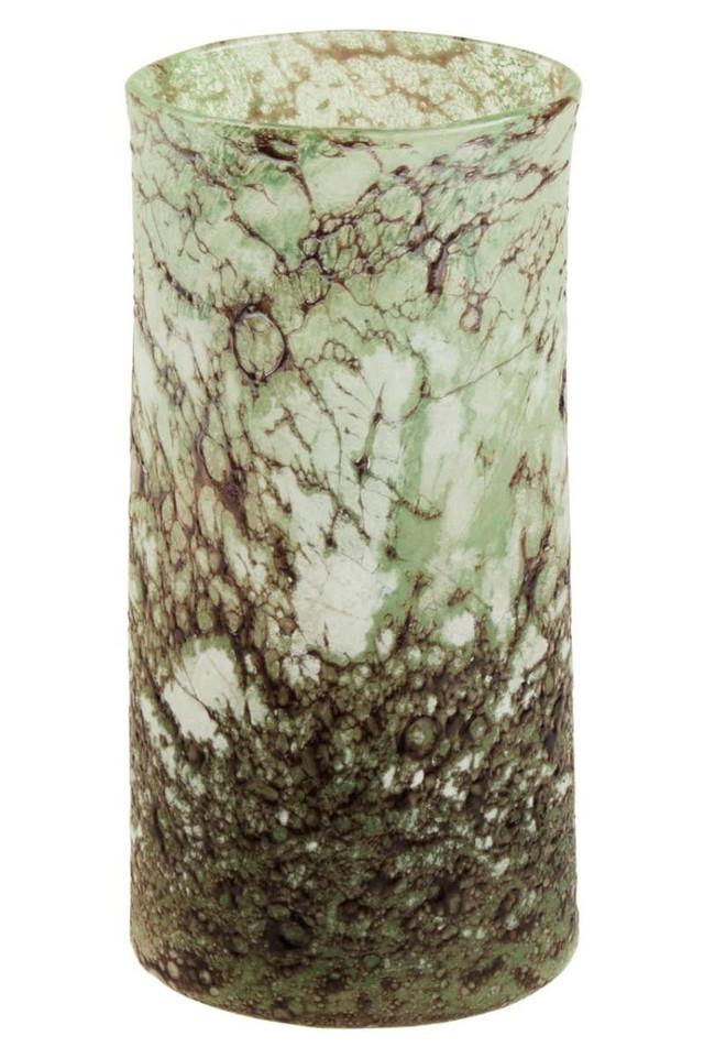 Premier Housewares Harri Small Glass Marble Effect Vase