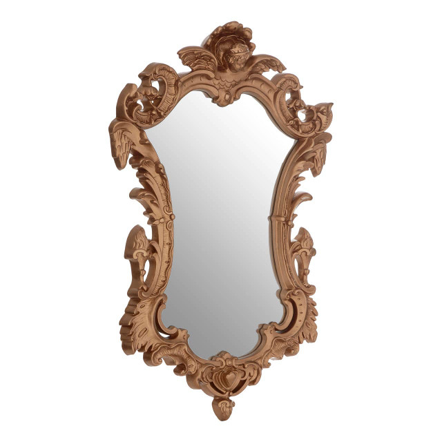 Premier Housewares Hasse Neo-Classical Gold Finish Wall Mirror
