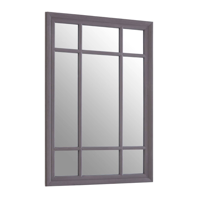 Premier Housewares Hawthorne Antique Grey Finish Wall Mirror