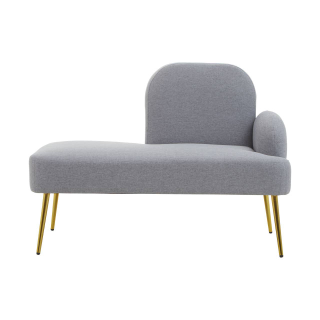 Premier Housewares Heather Grey Right Hand Chaise Longue