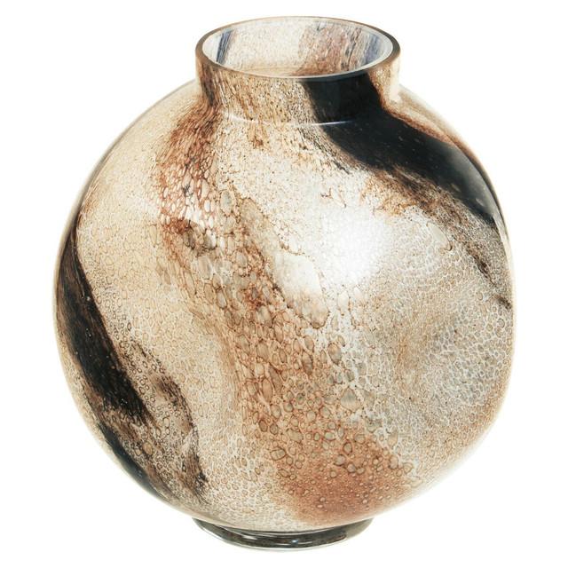 premier housewares Heba Brushstroke Design Large Glass Vase