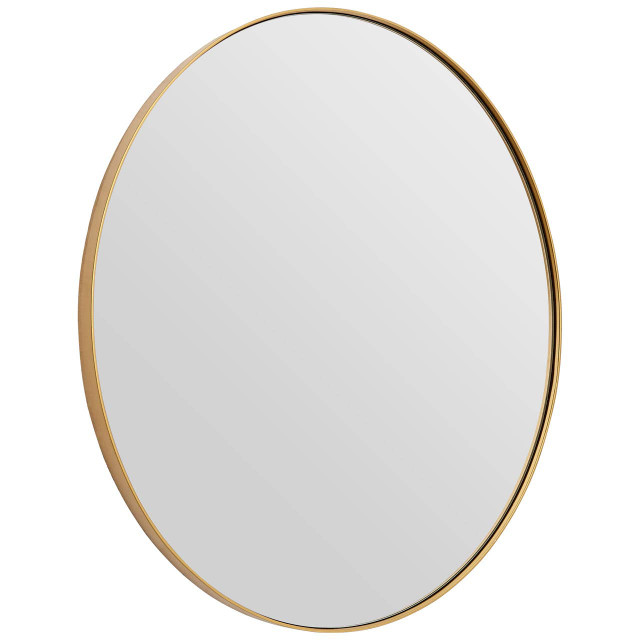 Premier Housewares Helen Medium Gold Finish Oval Wall Mirror