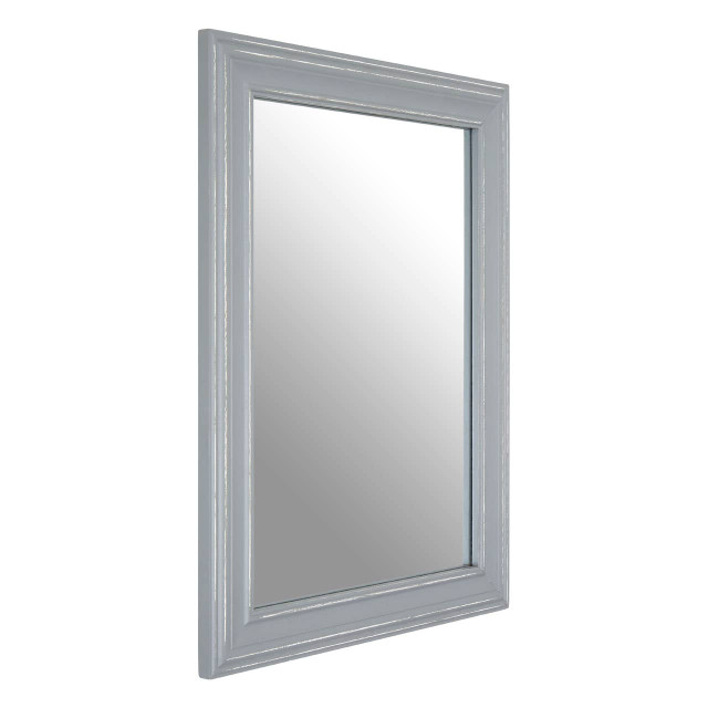 Premier Housewares Henley Grey Wooden Frame Wall Mirror