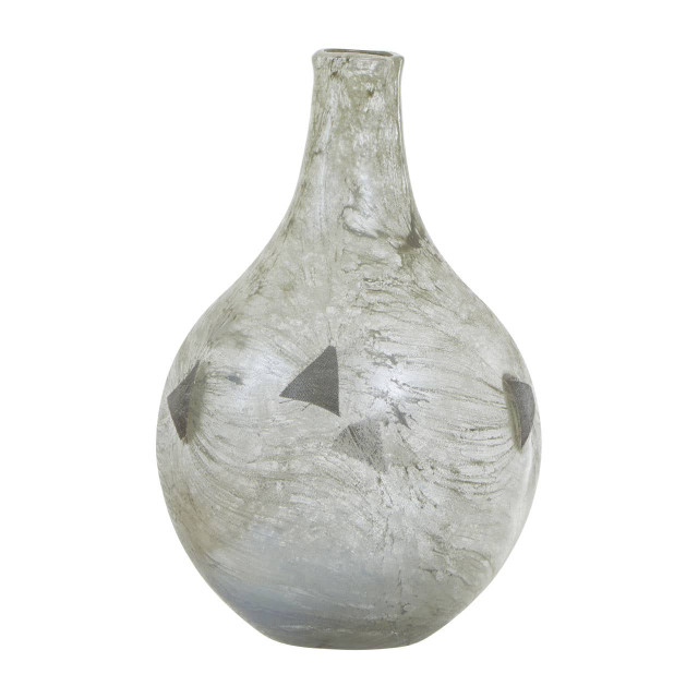 Premier Housewares Herbie Medium Metallic Effect Bottle Vase