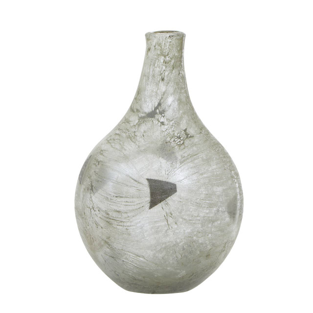 premier housewares Herbie Medium Metallic Effect Bottle Vase
