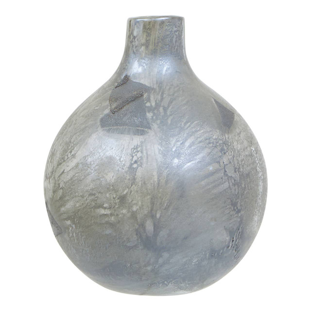 Premier Housewares Herbie Small Metallic Effect Bottle Vase