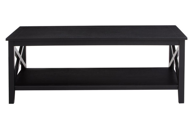 Premier Housewares Heritage Black Wood Coffee Table