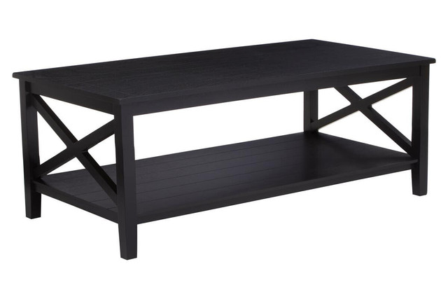 premier housewares Heritage Black Wood Coffee Table