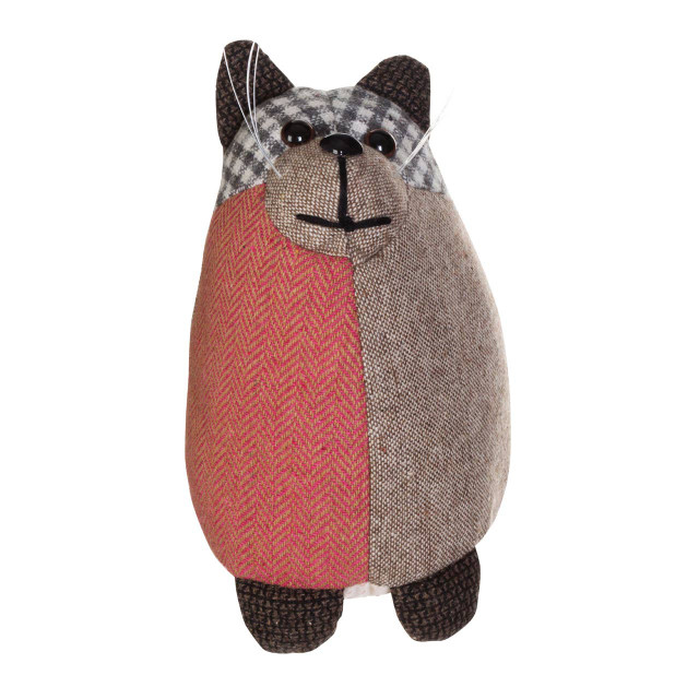 Premier Housewares Heritage Small Brown Cat Door Stop