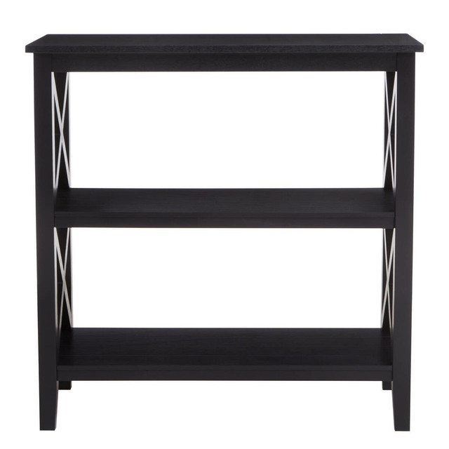 Premier Housewares Heritage Three Shelf Black Bookcase