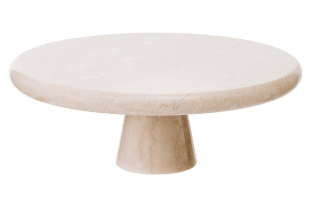 Premier Housewares Himaya Champagne Marble Cake Stand